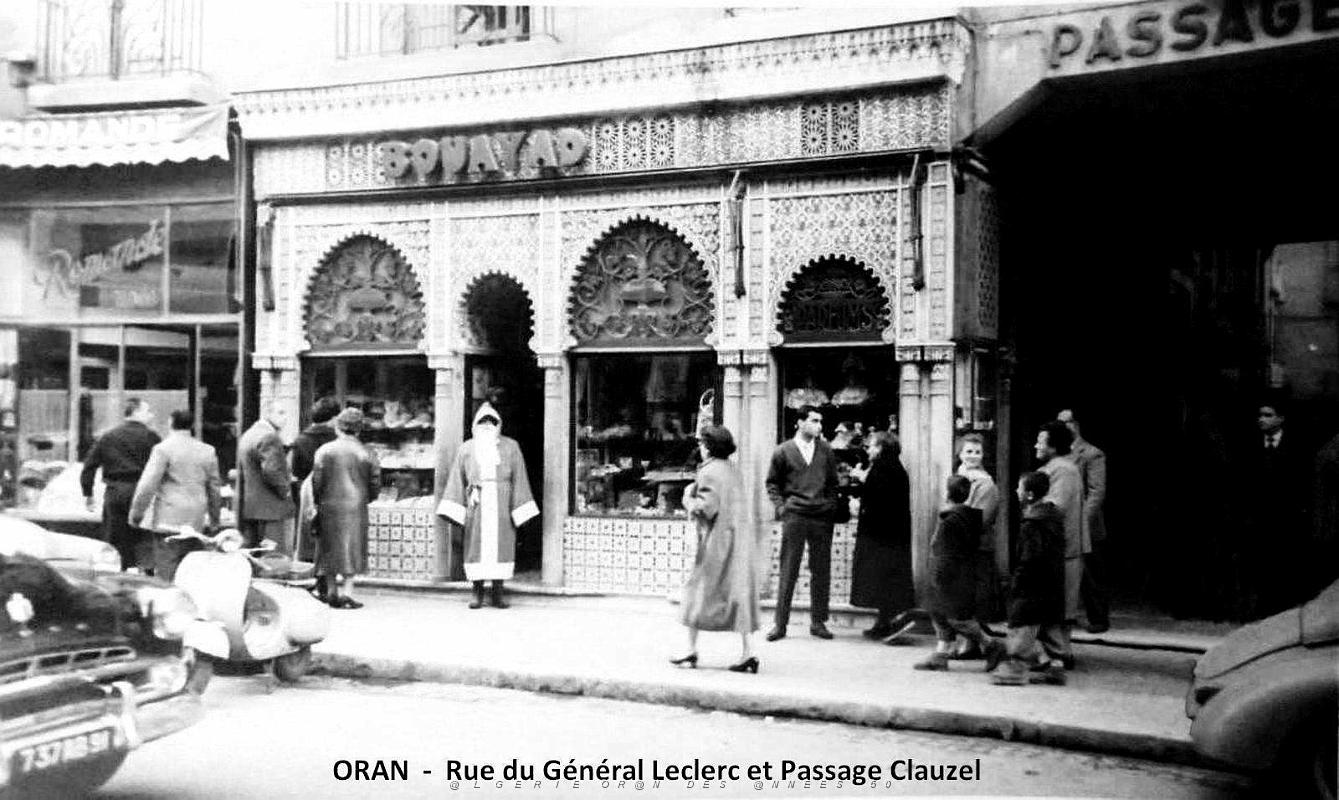 2037- Oran - Rue du General Leclerc et Passage Clauzel.jpg
